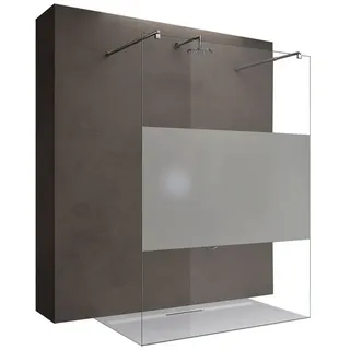 doporro Walk-In-Dusche 160 x 200 cm ESG-Sicherheitsglas grau/transparent