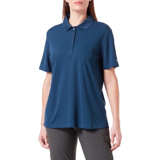 CMP Damen Woman Polo Poloshirt, Blue-Stone, D38