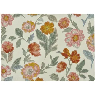Tischläufer Hazel 40x150 Mint Green - Elegantes Blumenmuster in Natur- & Rosétön...