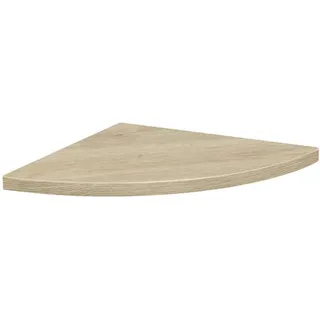 Dolle Wohnregale Dolle Regalboden Eckregal Eiche Lite 30 x 30 x 1,9 cm sand melaminbeschichtet