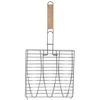Orion Grillrost 28 x 55,5 cm Metall Silber
