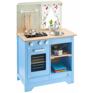 Musterkind Spielküche Lavandula im Landhausstil Kinderküche Spielzeug Creme Blau