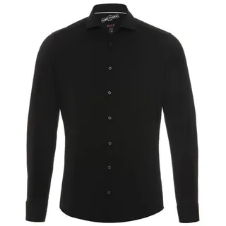 Pure Blusenshirt PURE- Functional Hemd Langarm schwarz 42