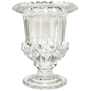 Florists Products Tischvase Elegante Tischdekoration Pokal Glasvase Vintage - Klar, 16x20