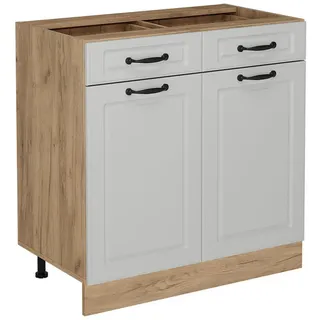 Vicco Schubladenschrank R-Line 80 x 46 x 81,6 cm Weiß