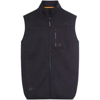 camel active Strickweste schwarz,Freizeit,Baumwolle,Unifarben,Stehkragen,Ärmellos,Regular Fit M (48)