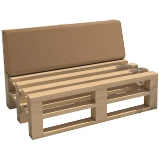 chilly pilley Palettenkissen Gartenkissen Wasserdicht Palettenauflage Palettenpolster Indoor Outdoor Waschbar Abnehmbar Sitzkissen Rückenkissen (Rückenkissen 120x40x10/20, Beige)