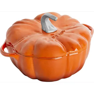 STAUB Gusseisen Dutch Oven 3,5 lt Pumpkin Cocotte mit Edelstahlknauf, Burnt Orange