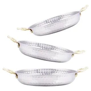 Omgoods – Kochgeschirr-Set mit Kupferoptik – Induktions-Topfset, 3-teilig (16, 18, 20 cm) - Kupfer