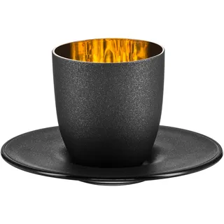 Eisch Espressoglas Cosmo gold gold/schwarz | Gold
