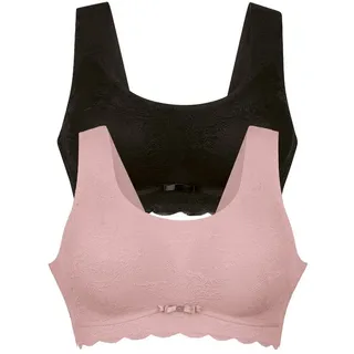 Anita since 1886 Bustier Schalen Bralette 2er Pack Essential Lace (Packung, 2-tlg) Stützfunktion bunt|schwarz L