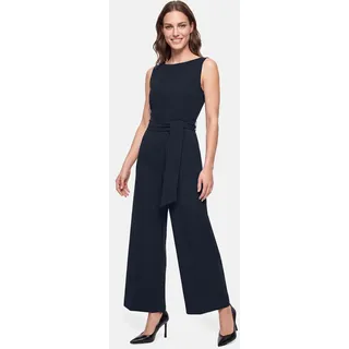 Betty Barclay Jumpsuit mit Bindegürtel, Marine, 38
