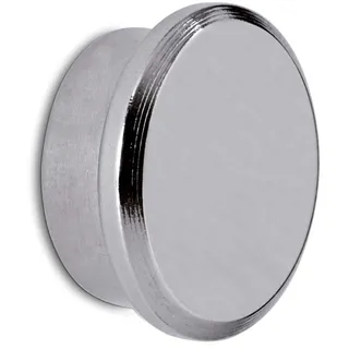 Maul Magnet silber, Metall Ø 2,2 x 0,9 cm, 1 St.