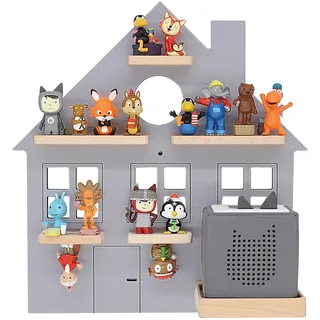 BOARTI Kinderregal Haus grau