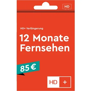 HD+ Verlängerung für 12 Monate per Email, Fernsehen über Satellit oder Internet