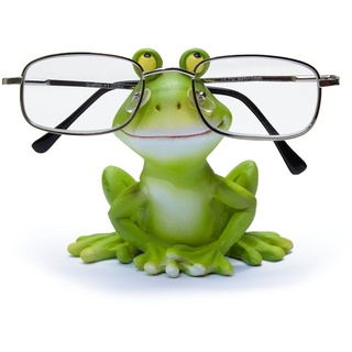 By Bers Dekoobjekt Frosch Brillenhalter f. Jung + Junggebliebene Brillenständer (ein wirklich aussergewöhnliches Geschenk und Designstück), wirklich witzig und süß grün