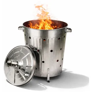 INDA-EXCLUSIV XL Feuertonne verzinkt 75L Verbrennungtonne