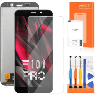 Bildschirmersatz für Fossibot F101 LCD Display für Fossibot F101 Pro 5,45 Zoll Bildschirm Touchscreen Digitalisiergerät Komplettes Panel mit Reparaturset, Schwarz
