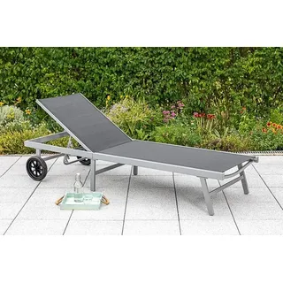 MX Alu Gartenliege Tessin Poolliege Relaxliege Strandliege Balkonliege Liege