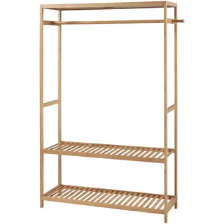 [en.casa] Garderobenständer Herøy 165 x 100 x 35 cm Beige