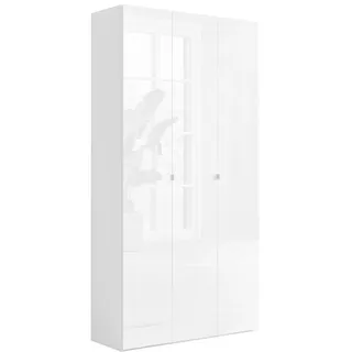OTTO home SMILE 95 x 184 x 35 cm weiß hochglanz / weiß