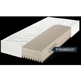 Frankenstolz Pyramedus Matratze mit 3D-Pyramiden-Technologie (Ultra HQR®), Härtegrad:H2, Größe:140x200 cm, Kern:Kaltschaum