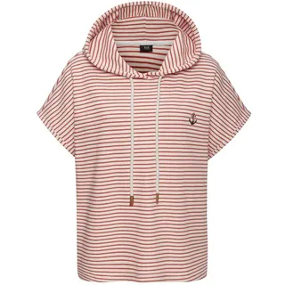 H.I.S. Sweatshirt gestreift rot/offwhite 32/34