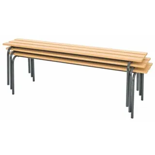 Stapelbare Garderobenbank - 46 x 120 x 40 cm