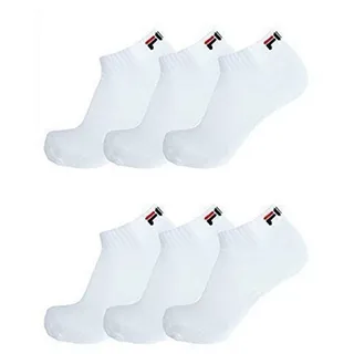 Fila Kurzsocken 3 Paar Schwarz/Grau/Weiß 43-46