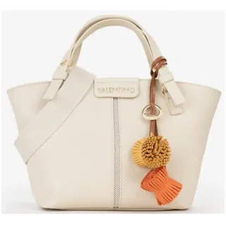 Valentino Hybris Re Umhängetasche Polyurethan Beige/Gold