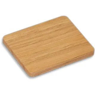 HOFMEISTER® Untersetzer Kirschholz für Raclette Pfännchen und Gläser 10 x 8 cm - hitzebeständiges Brettchen mit Warmer Maserung, schützt den Tisch, Handarbeit