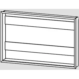 Duravit Einbauset 126,1x13,9cm, Rah. f Spanplattenschraube Good/Better