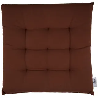 Tom Tailor Sitzkissen, Dunkelbraun, Textil, 40x5x40 cm, Oeko-Tex® Standard 100, Wohntextilien, Kissen, Sitzkissen