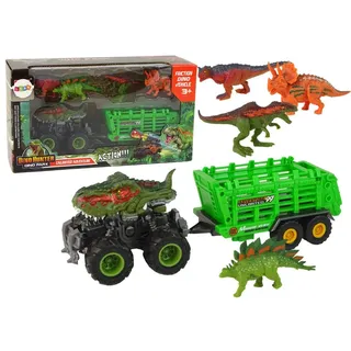 Dinosaurier-Motiv Fahrzeuganhänger 4 Dinosaurier-Teile