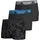 Active Flex Cotton Boxershorts Schwarz/Grau/Blau M 3er Pack