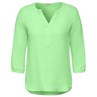 Cecil Schlupfbluse - Bluse - Musselin Bluse - Langarmshirt grün LSchneider Fashion Store