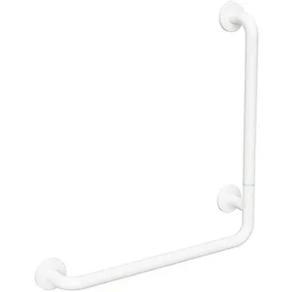 Brillantbad BELP Duschgriff Steckbar Rechts Eisen Weiß mit Abdeckung 110x630x680 mm, 120 kg Traglast für Bad & WC >> zum Bohren