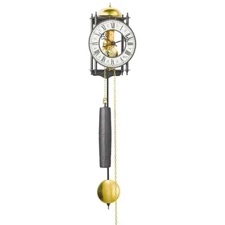 Hermle Pendelwanduhr Wanduhr mit Pendel mechanisches Kettenzugwerk