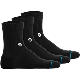 Stance Icon Quarter Socken 3er Pack Schwarz 39-42