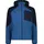 MAN JACKET FIX HOOD blau 50