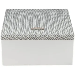 Windrose Calma Schmuckkasten 18 cm weiss