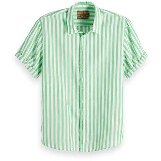 Scotch & Soda Herren Kurzarmhemd Classic Shortsleeve Shirt 148899-0218 S - Combo B - S