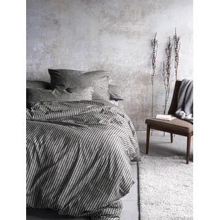 IRISETTE Mink 8872 Winterbettwäsche Baumwolle Grau 135 x 200 cm + 80 x 80 cm