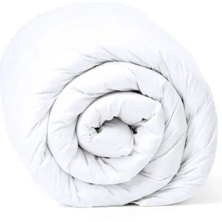 Amazinggirl Ganzjahresdecke Bettdecke 135x200 cm - Bettdecken Duvet Bett Decke Steppdecke Schlafdecke Steppbettdecke Quilt mit Füllung aus Microfaser weiß - Weiß
