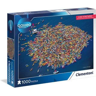 Clementoni - Galileo Big Pictures Puzzle - Kanu Kunstwerk (1000 Teile)