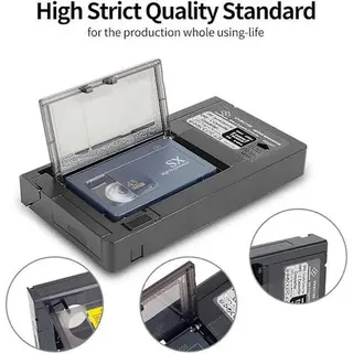Schwarzer Vhs-c-kassettenadapter Für Rca Vhs-c- Und Svhs-camcorder, Versiegelt Und Motorisiert