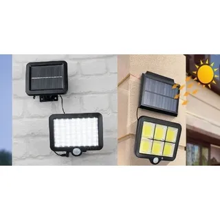 Haushalt LED-Solar Wandlicht Pfau Metall 92 cm inkl. Dämmerungssensor