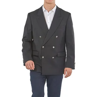 Mill&Tailor Herren Sakko 2 Reiher Marine I Anzug-Jacke Regular fit I Sakko für Anzug Herren I 100% Schurwolle I schicke Business Jacke I Blazer Herren I modernes Jackett - 54