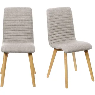 OTTO home Esszimmerstuhl Arosa Polyester beige 2er Set
