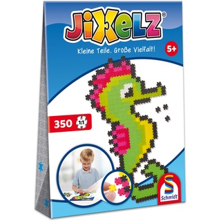 Schmidt Spiele 46109 Jixelz, Seepferdchen, 350 Teile, Kinder-Bastelsets, Kinderpuzzle